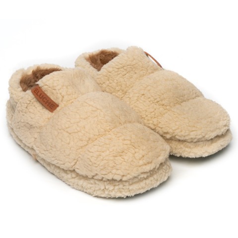 PELUCHE BEJ TEDDY KADIN  EV AYAKKABISI