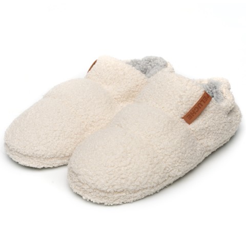 PELUCHE BEYAZ TEDDY KADIN EV AYAKKABISI PELUCHE BEYAZ TEDDY KADIN EV AYAKKABISI