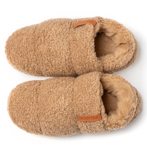 PELUCHE CAMEL TEDDY KADIN EV AYAKKABISI PELUCHE CAMEL TEDDY KADIN EV AYAKKABISI