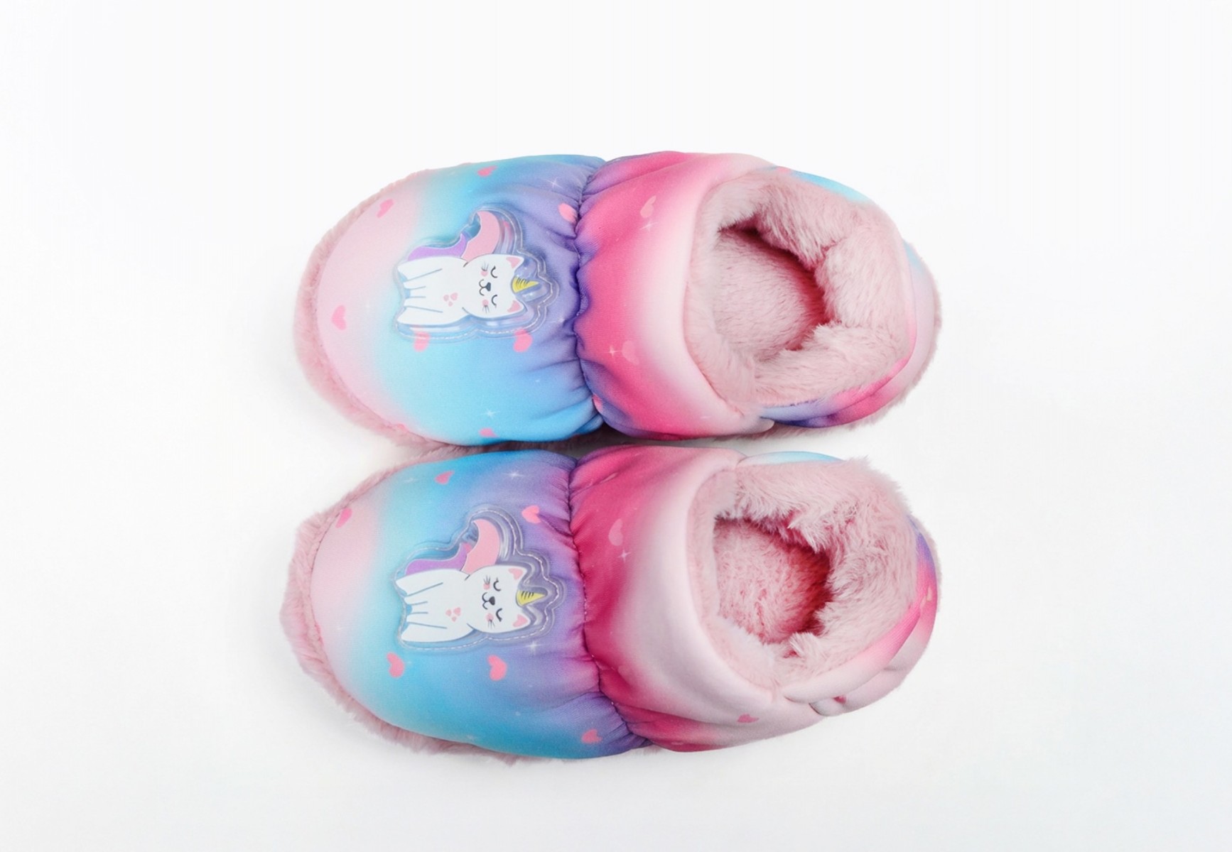 PELUCHE ÇOCUK KEDİ IŞIKLI EV AYAKKABISI