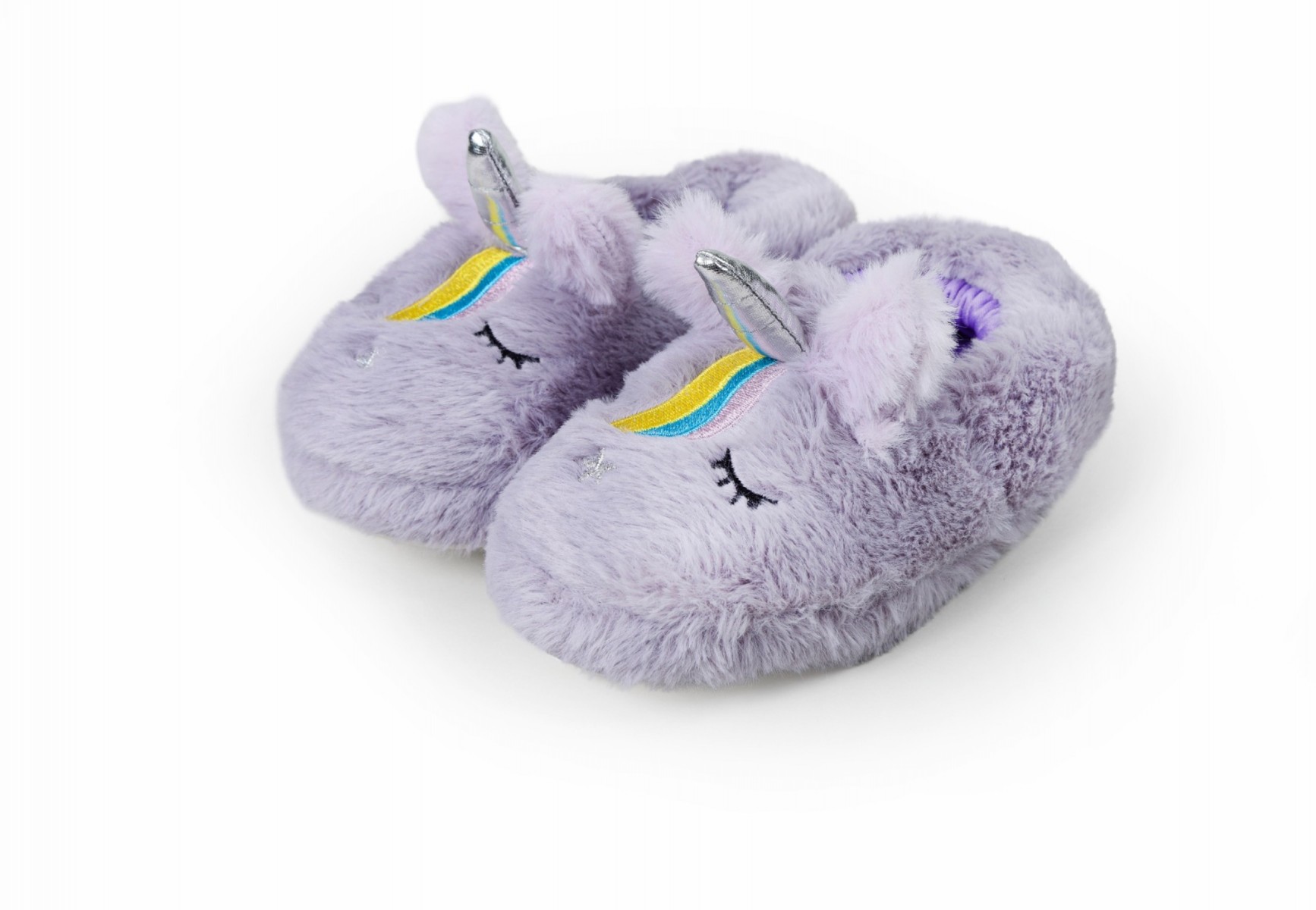 PELUCHE ÇOCUK LİLA UNICORN EV AYAKKABISI