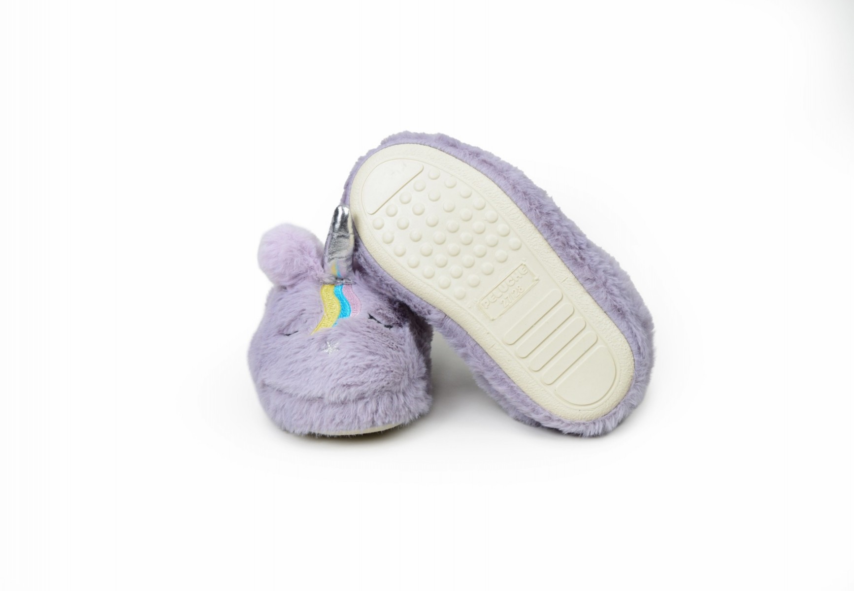 PELUCHE ÇOCUK LİLA UNICORN EV AYAKKABISI