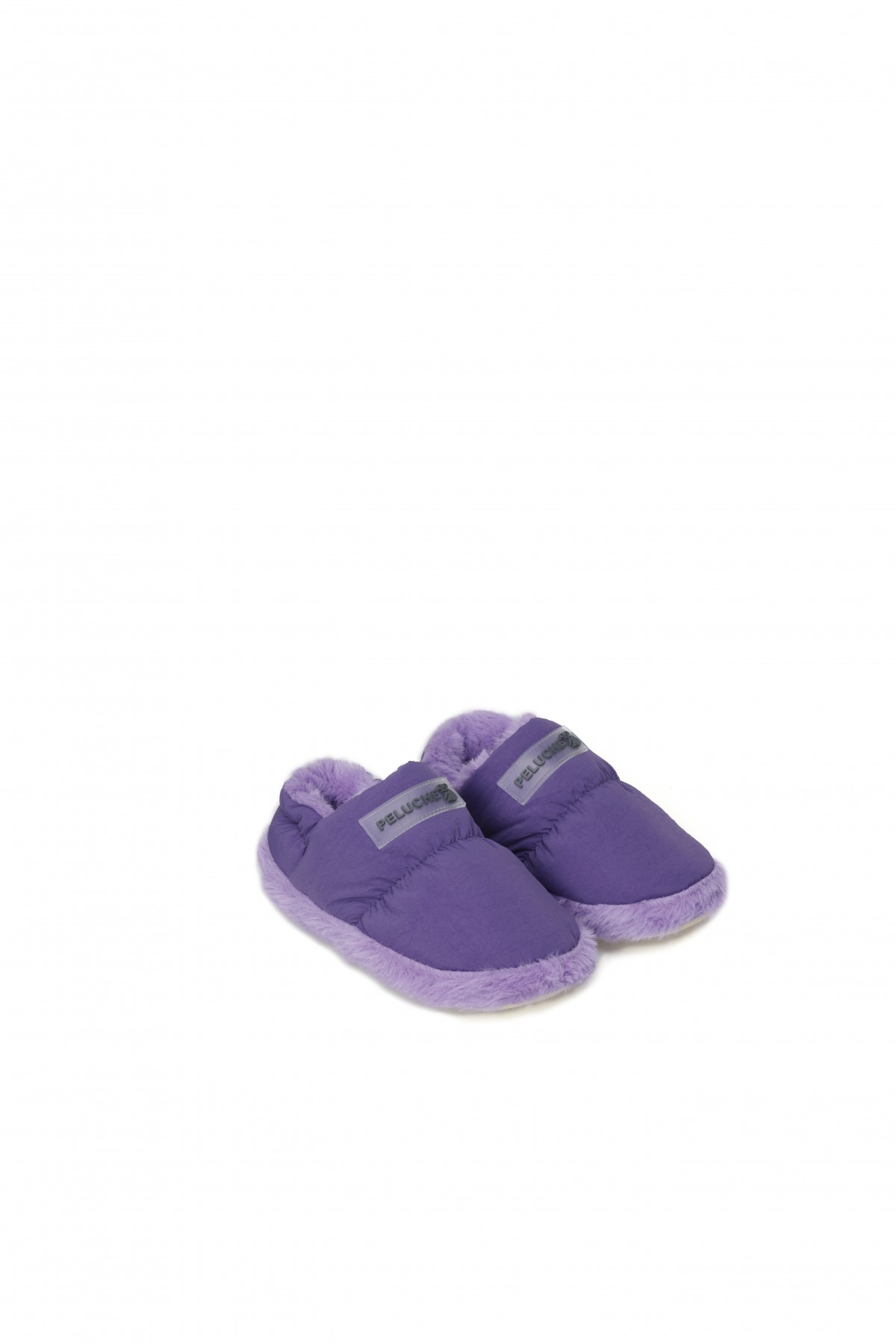 PELUCHE ÇOCUK MOR EV AYAKKABISI