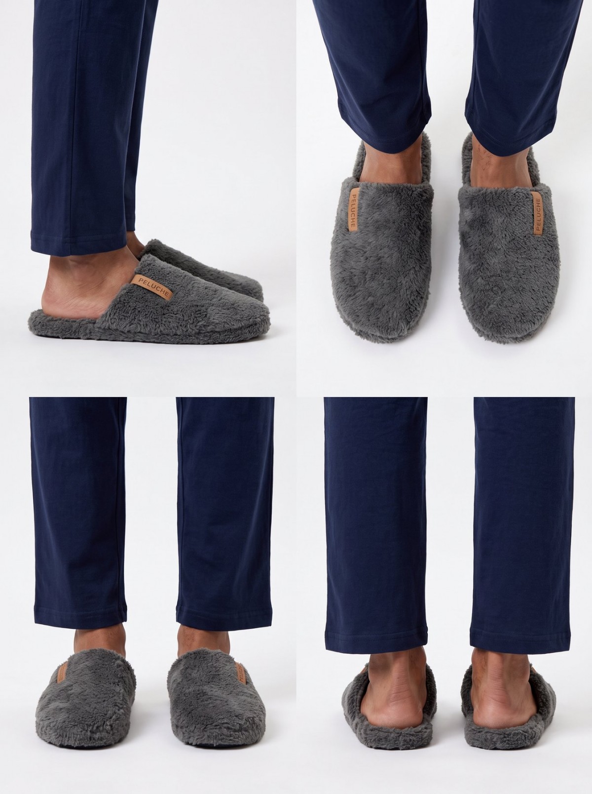 PELUCHE ERKEK GRİ EV TERLİĞİ