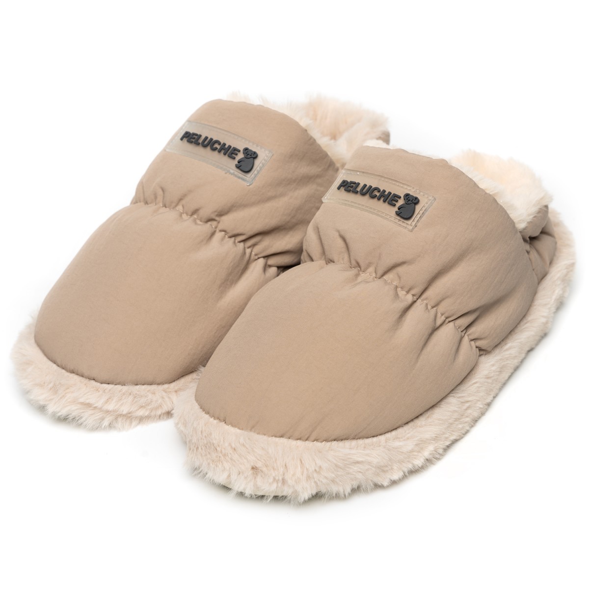 PELUCHE KADIN BEJ EV AYAKKABISI