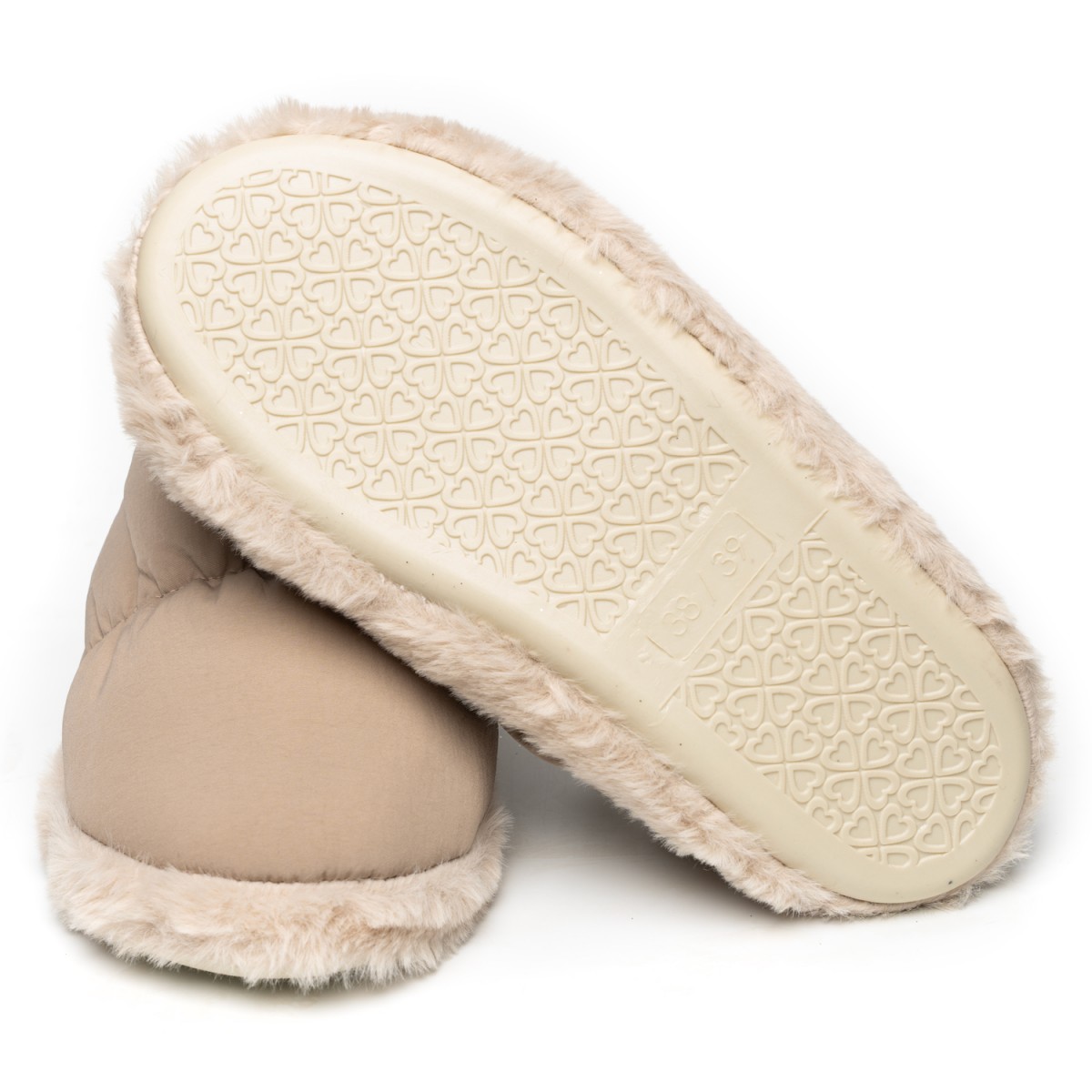 PELUCHE KADIN BEJ EV AYAKKABISI