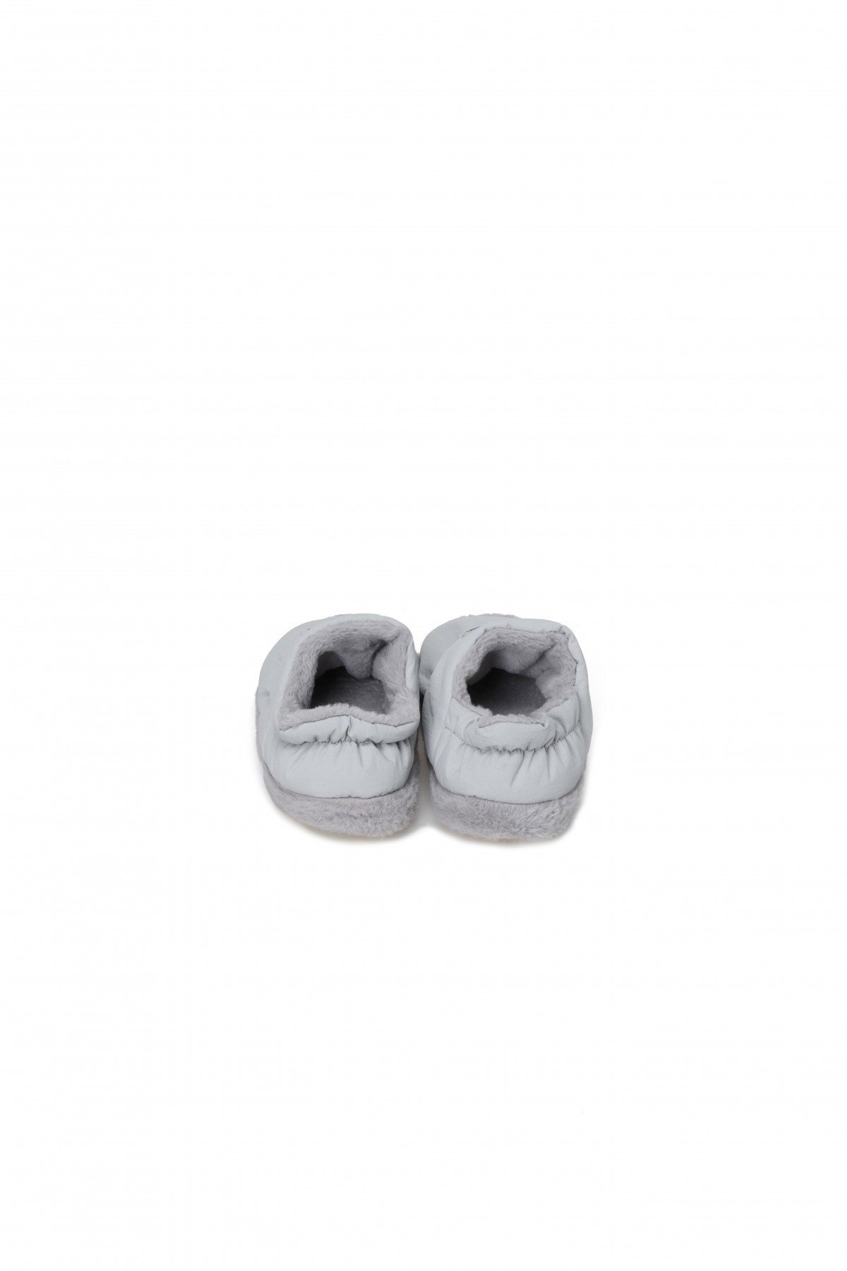 PELUCHE KADIN GRİ EV AYAKKABISI