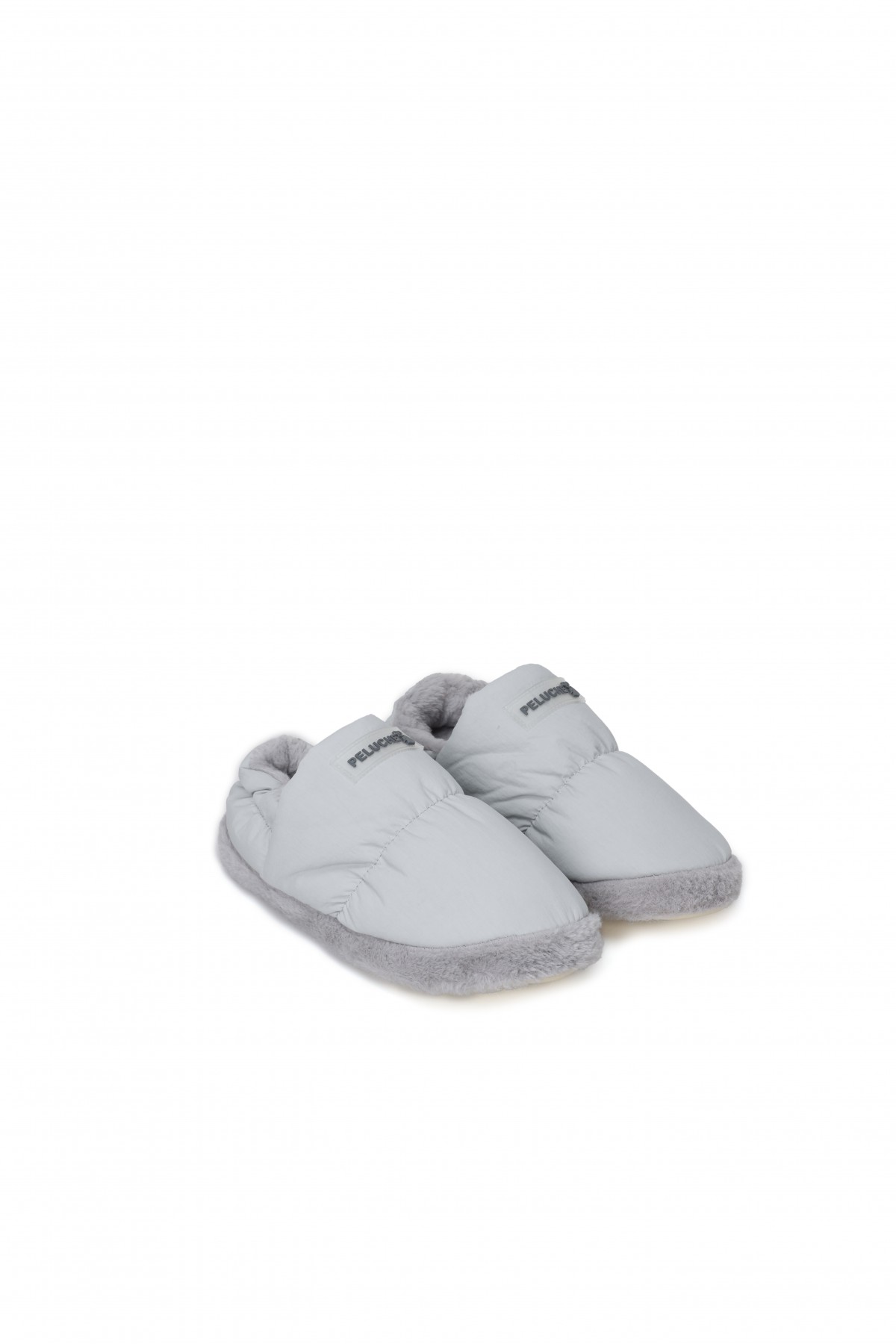 PELUCHE KADIN GRİ EV AYAKKABISI