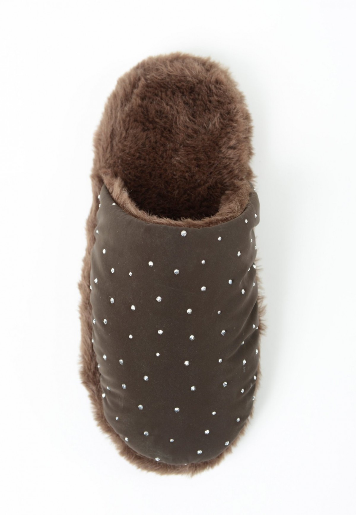 PELUCHE KADIN KAHVERENGİ TAŞLI EV TERLİĞİ PELUCHE KADIN KAHVERENGİ TAŞLI EV TERLİĞİ