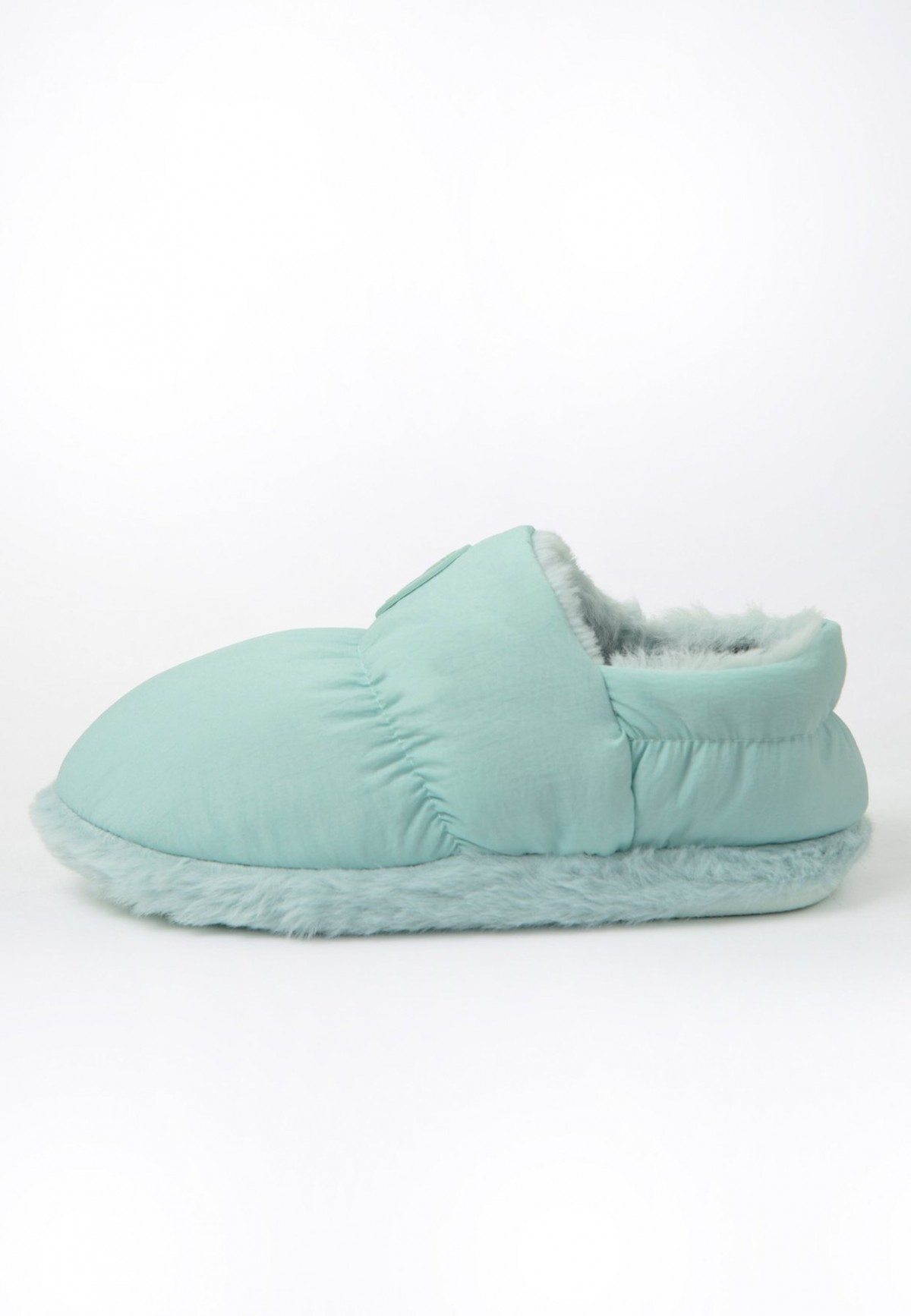 PELUCHE KADIN MİNT YEŞİLİ EV AYAKKABISI NEW LOGO