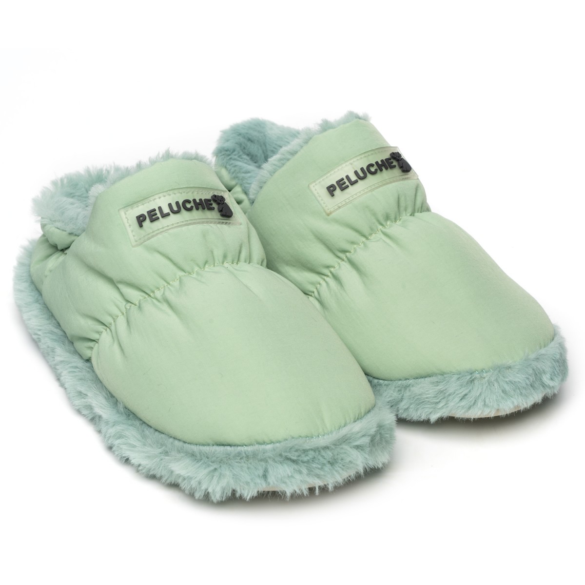 PELUCHE KADIN MİNT YEŞİLİ EV AYAKKABISI