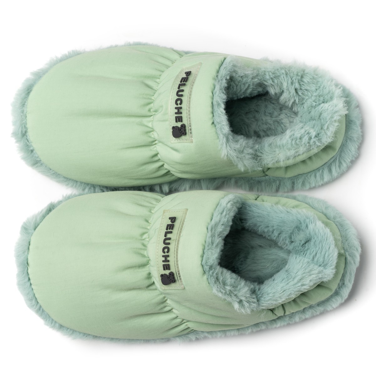 PELUCHE KADIN MİNT YEŞİLİ EV AYAKKABISI