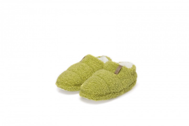 PELUCHE YEŞİL TEDDY KADIN  EV AYAKKABISI