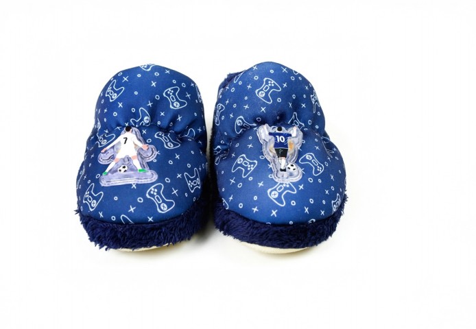 PELUCHE ÇOCUK FUTBOL IŞIKLI EV AYAKKABISI