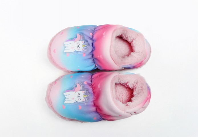 PELUCHE ÇOCUK KEDİ IŞIKLI EV AYAKKABISI