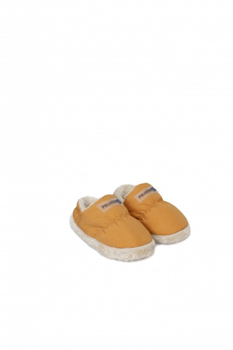 PELUCHE ÇOCUK KİREMİT EV AYAKKABISI