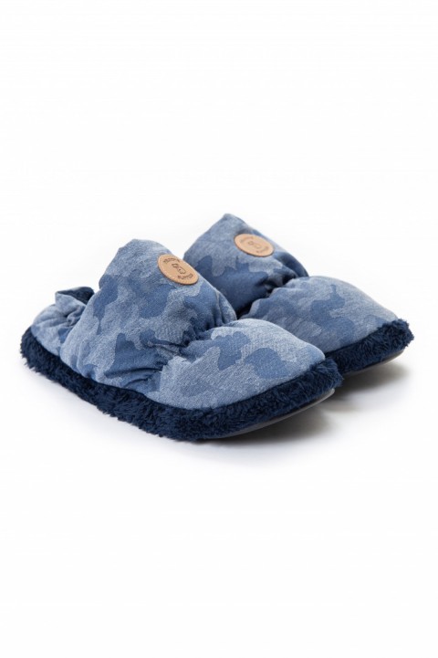 PELUCHE ERKEK KAMUFLAJ DESEN EV AYAKKABISI