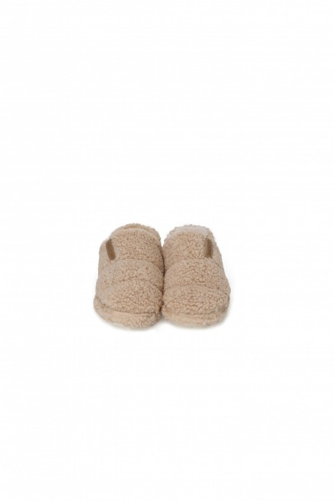 PELUCHE TEDDY HAKİ KADIN EV AYAKKABISI