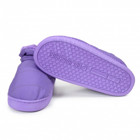 PELUCHE KADIN MOR EV BOTU